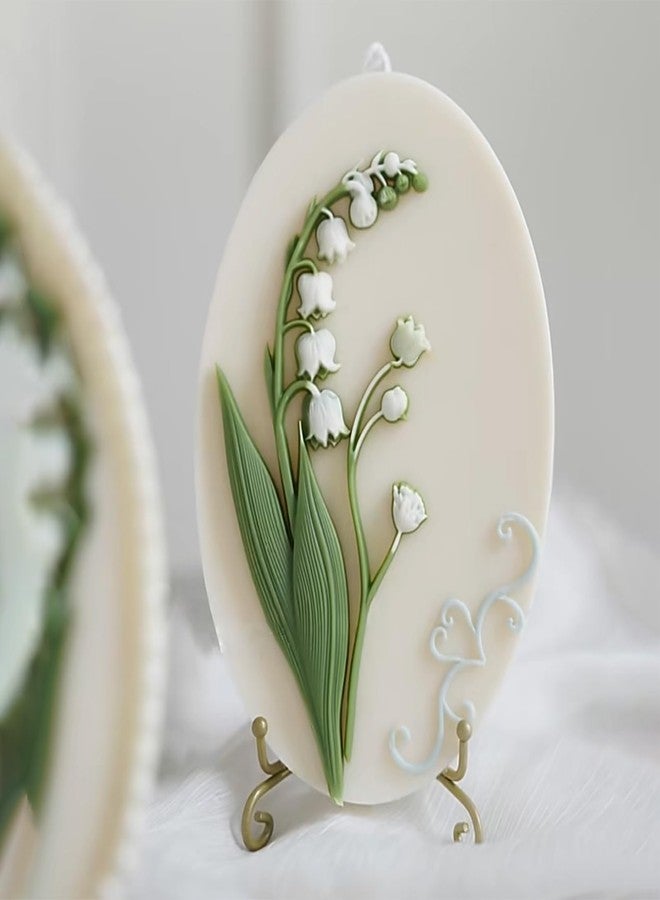 acvcatto Large Lily of the Valley Silicone Molds Bell Orchid Branch Shaped Fondant Molds Flower Theme Chocolate Baking for Cake Decoration Cupcake Topper Candy Sugar Craft Clay Resin - Image 4