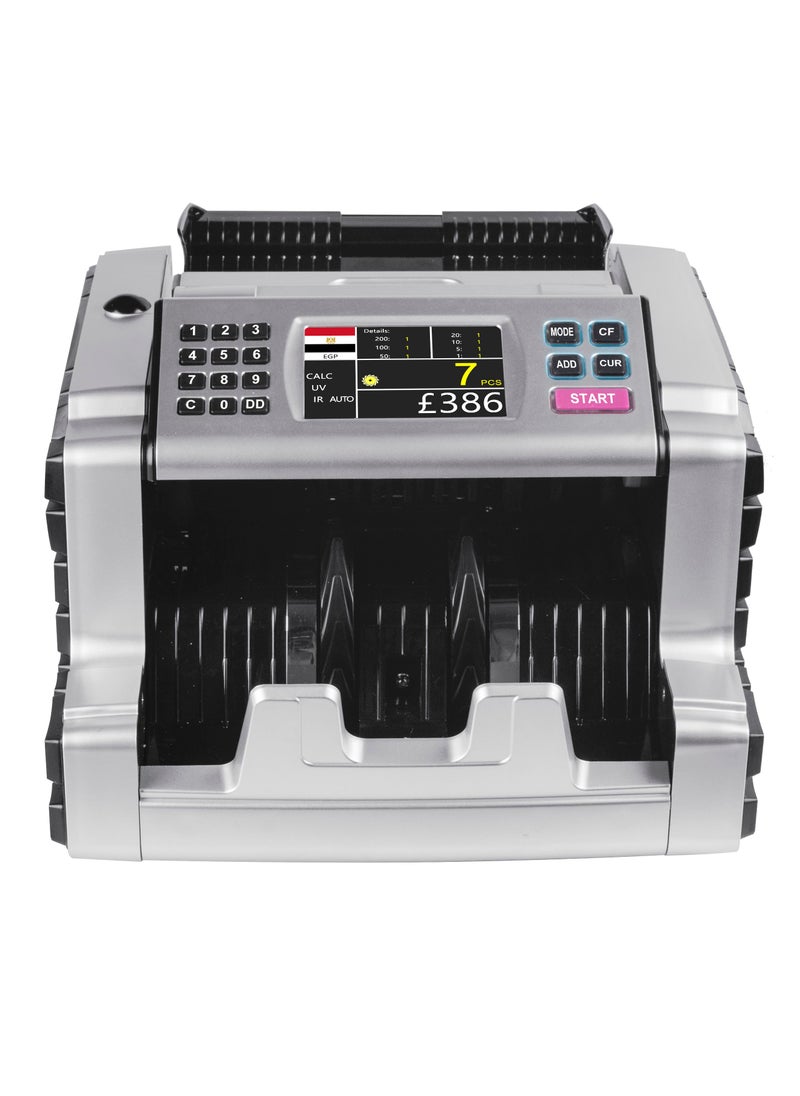 LOTFY GROUP - L-770 Money Counting Machine and Manual Value calculation UV and MG Counterfeit  Detection 1000 notes/min TFT Panel - Image 1