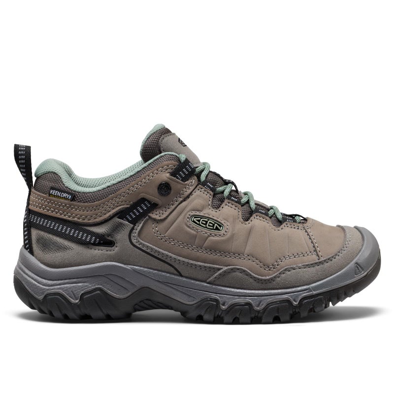 KEEN Women's Targhee 4 Low Height Durable Comfortable Waterproof Hiking Shoes, Steel Grey/Lily Pad, 7 - Image 2