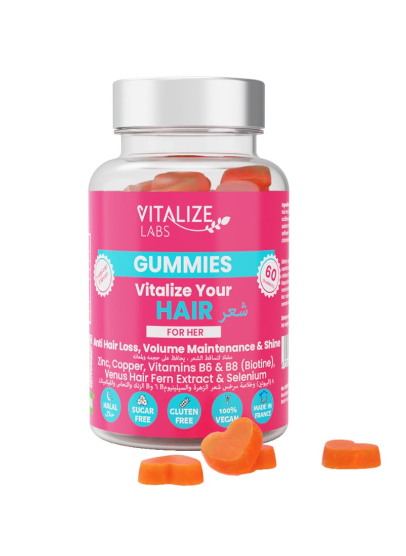 Vitalize Labs - Vitalize Labs Your Hair 60 Gummies - Image 1
