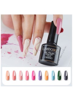 Cool Baby COOLBABY Gel Nail Polish Kit with UV Light 54W Nail Lamp 10 Colors Nuetral Pink Glitter Gel Nail Polish Kit Grinding Machine Nail Polish Tool Set Manicure Tools  - Image 5