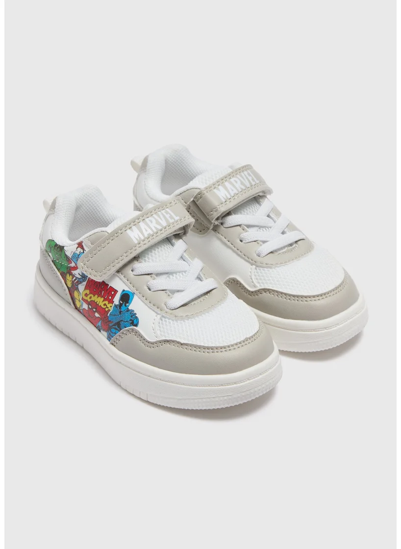 Matalan Marvel Boys White Trainers