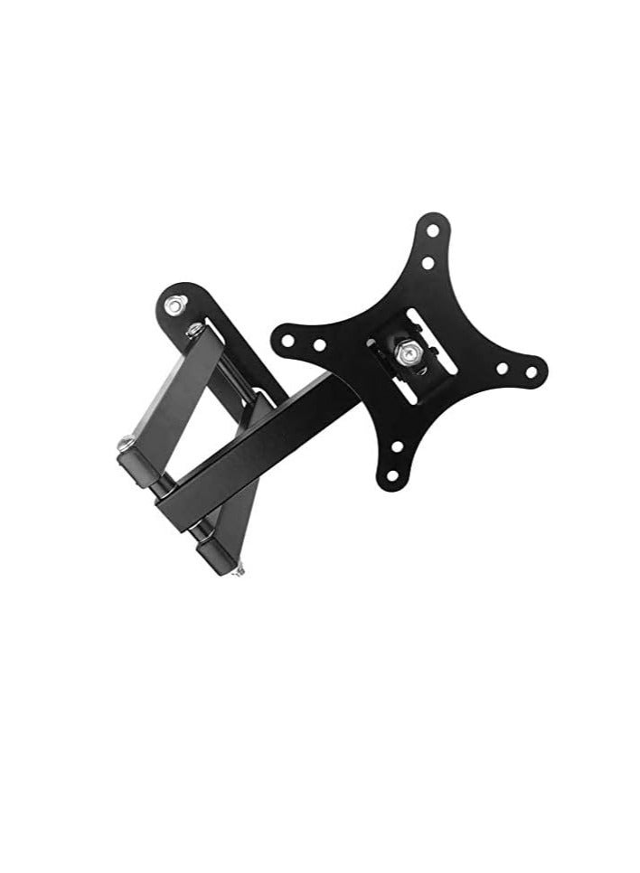 Wall Mount Bracket for 14-27 Inch Monitors Adjustable Load 10kg Black - Image 3