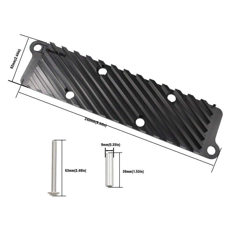 Coil Pack Hold Down Bracket Kit 1 Black High Strength Aluminium Alloy - Heat Dissipation Assistance Coil Pack Fixing Bracket for Audi B5 S4 RS4 C5 A6 2.7 V6 2.7T Engine Compartment - Image 3