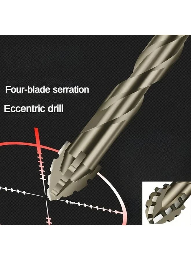 6pcs Titanium Coated Carbide Drill Bits Set 4 12mm For Ceramic Glass Marble Concrete - Image 5