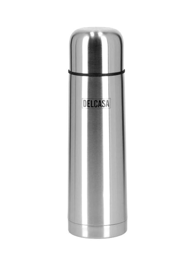 DELCASA Stainless Steel Vacuum Bottle Silver - Image 1