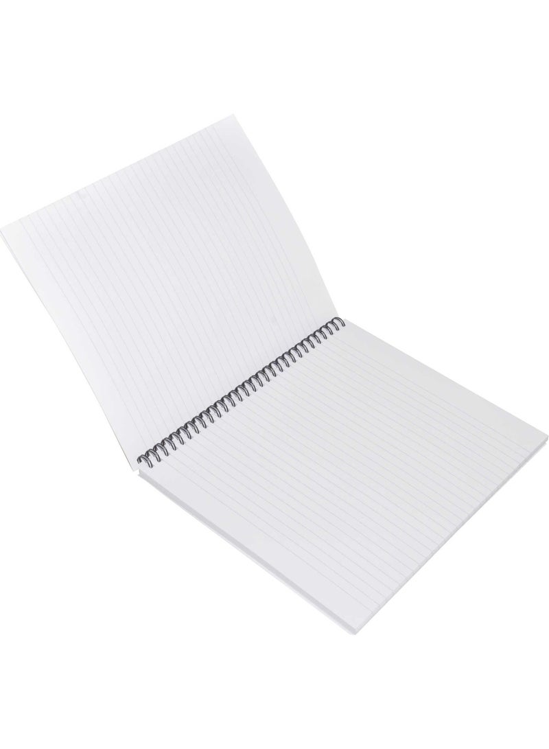 Light FIS LIGHT Pack of 10 Spiral Soft Cover Notebook, Single Line, 10X8 Inches (25.4 X 20.32 Cm) 100 Sheets -LINB1081610S - Image 3