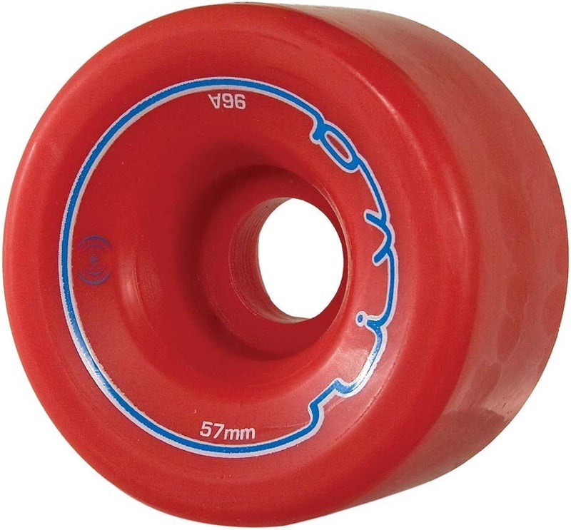 Riedell Sonar Riva Wheels - Quad Roller Skate Wheels - 4 Pack of 32mm x 57mm 96A Wheels - Image 1