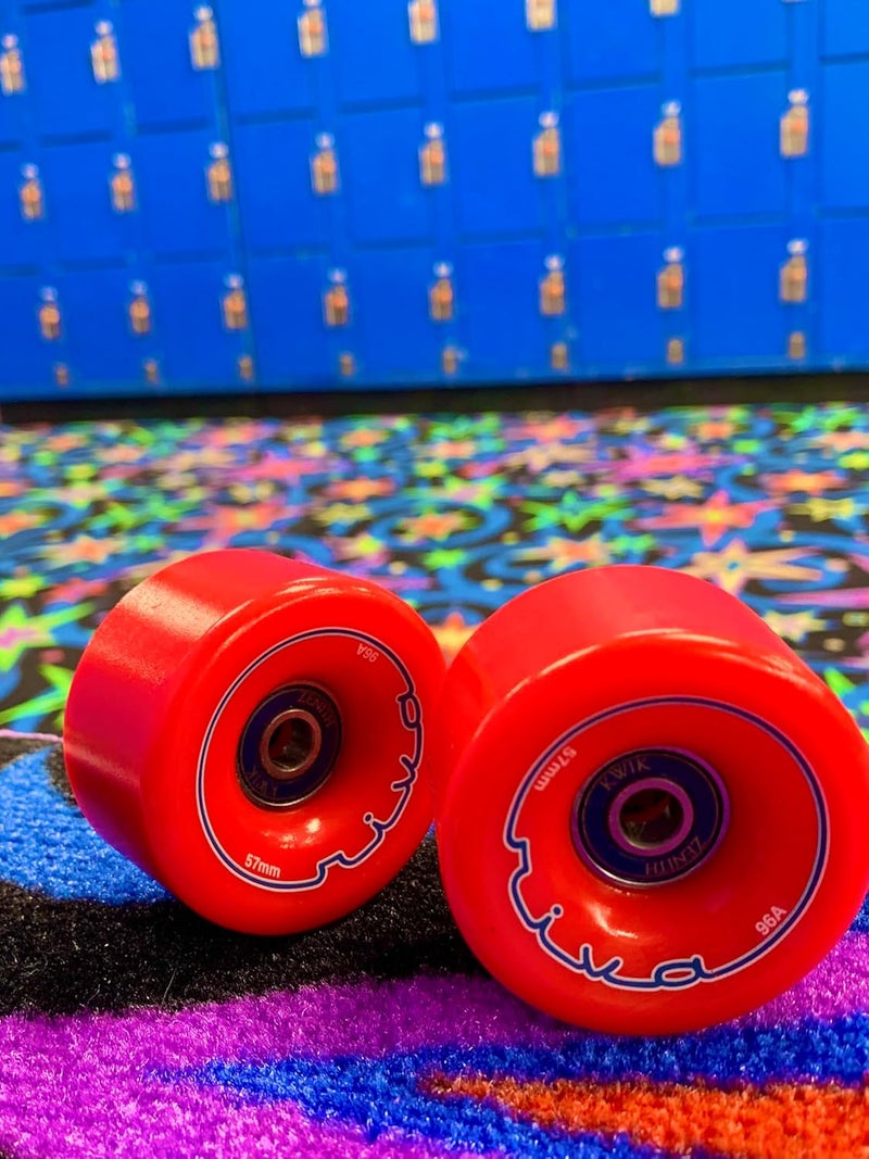 Riedell Sonar Riva Wheels - Quad Roller Skate Wheels - 4 Pack of 32mm x 57mm 96A Wheels - Image 3