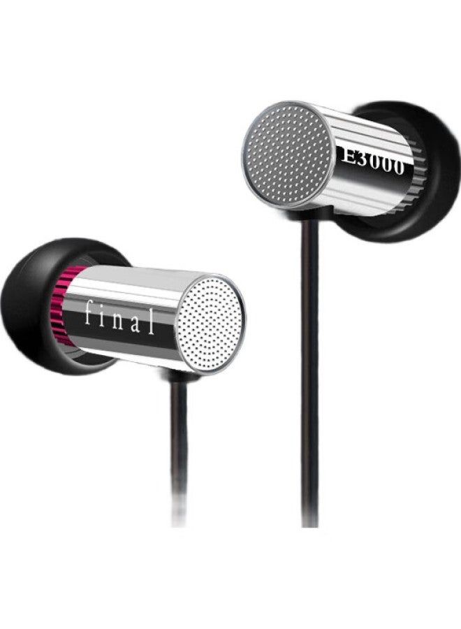Final E3000C Dynamic In-Ear Headphones With Microphone And In-Line Control, Hifi Audiophile, Stainless Steel - Image 3