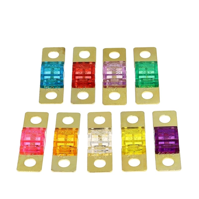 ANL Gold Plated Stud Car Fuses 50A 5PCS For Car Stereo Audio 20A To 175A - Image 4