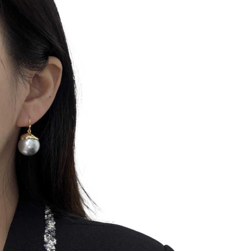 Silver Pearl Earrings with Lightweight Huggie Profile for Daily Wear and Elegant Styling - JOVA - Image 5