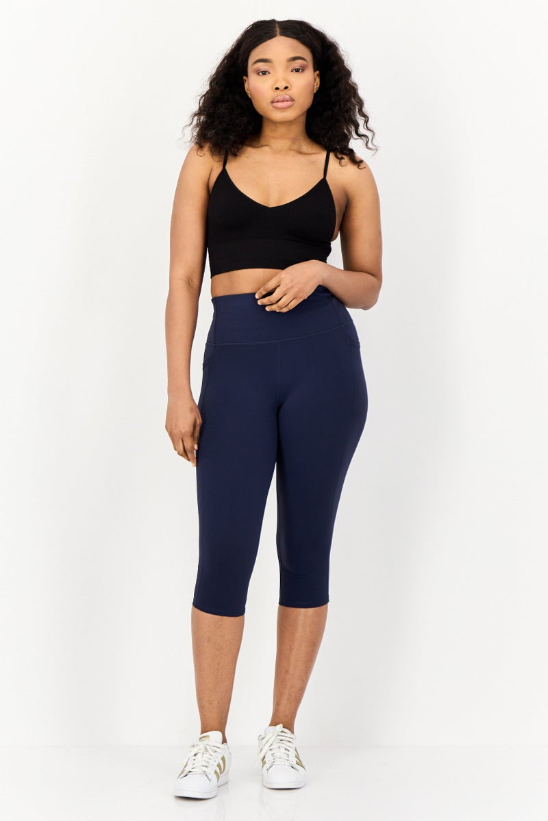 SKECHERS Women Sportswear Fit Outdoor Capri Leggings , Navy - Image 2
