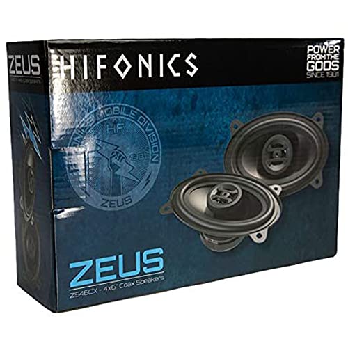 Hifonics ZS46CX 4x6 Car Speakers | Premium Audio Upgrade | Neo-Mylar Tweeter, Alpha-Cellulose Cones | Deep Bass, Clear Highs | Universal Fit, Moisture-Resistant | 200W Max - Image 5