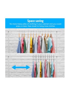 Generic Wire Coat Hangers 40 Pack Strong Heavy Duty Stainless Steel Metal Ultra Thin Space Saving Clothes Hangers  - Image 2