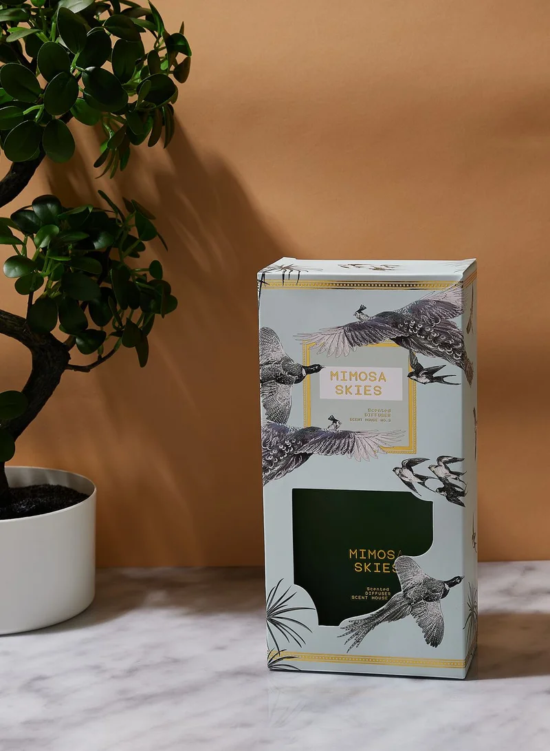 Candlelight 500Ml Square Glass Reed Diffuser Mimosa Skies - 10% Aromatic Shea Scent (3016-6651)