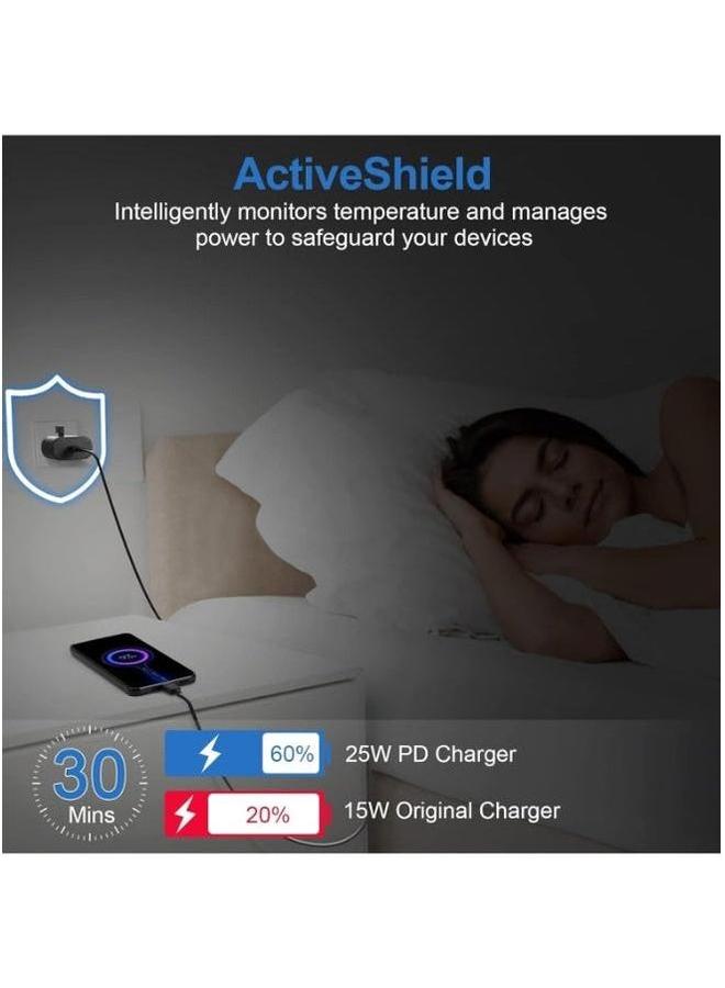 PROMASS Fast charger for Samsung Galaxy, charger head with a 25-watt charging cable (high quality and performance) from Promas, S24 Ultra, S24 Plus, S24, S23 Ultra, S22 Ultra, , comes with a UCB C cable - Image 4