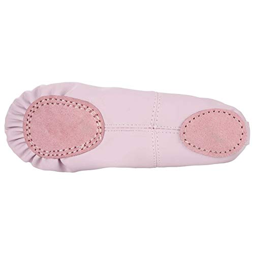 Dynadans Soft Leather Ballet Shoes/Ballet Slippers/Dance Shoes for Girls and Boys (Toddler/Little/Big Kid/Women)-Pink-11M Toddler - Image 5