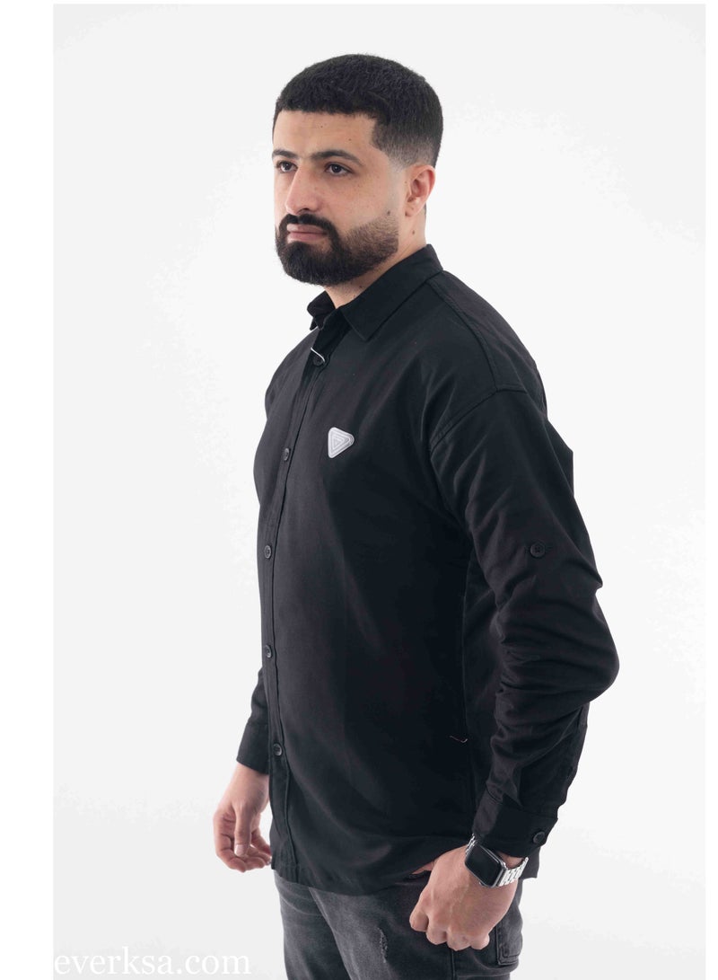 Everest Men's Black Shirt - Image 2