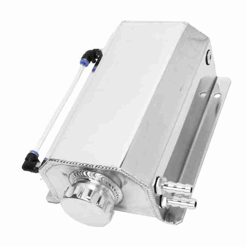 Coolant Overflow Tank: 1 Aluminium Alloy, Securely Sealed, Efficient Working Universal Radiator Reservoir - Sturdy Construction, Universal Fitment, Car Coolant Tank for Most Vehicles, Engine Coolant S - Image 3