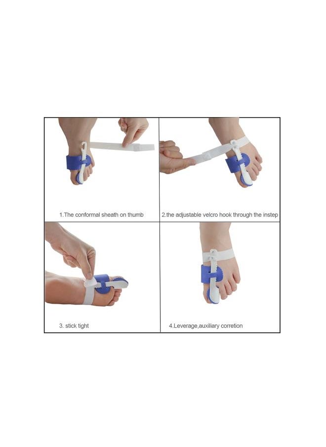 Generic - Splint for Hallux Valgus, Bunion Valgus Corrector, Hallufix Hallux Valgus Splint Adjustable Orthopedic Bunion Correction, Halux Splints, Bunion Splint, Straightening for Bunion Condition - Image 1