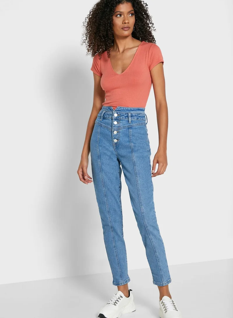 FOREVER 21 High Waist Skinny Jeans