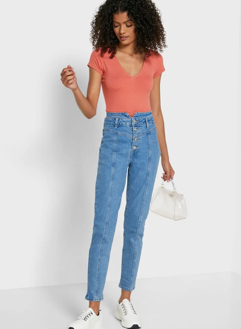 FOREVER 21 High Waist Skinny Jeans