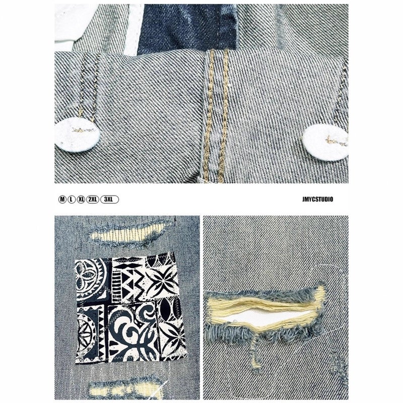 Unisex Classic Denim Jeans Loose Fit Daily Outdoor Wear - Image 4