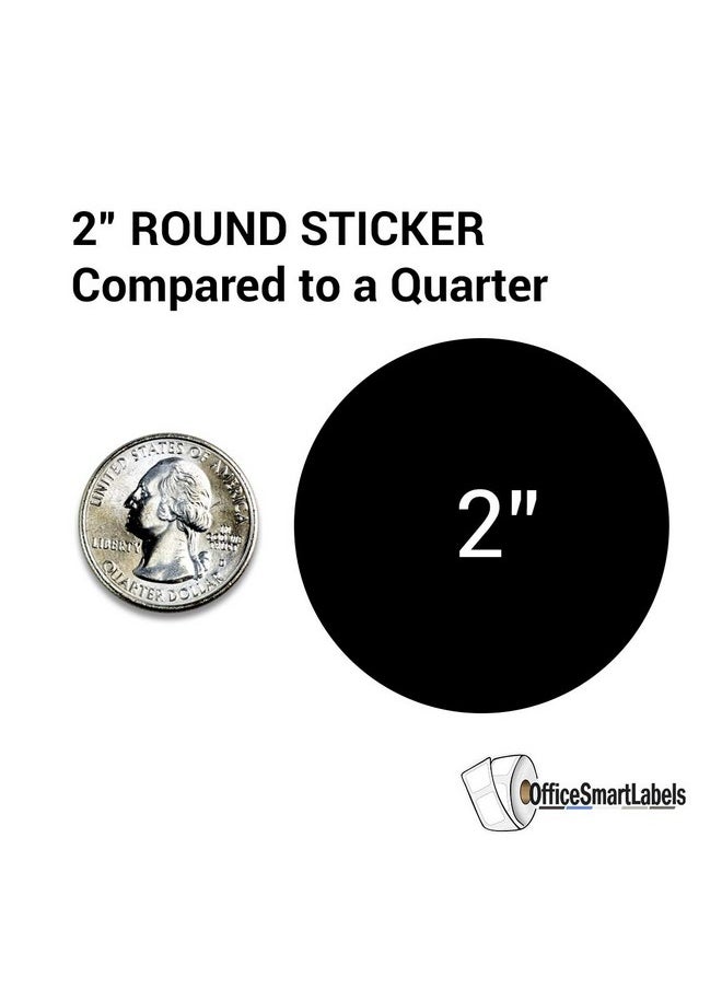 OfficeSmartLabels Do Not Inventory Label Stickers 2 Inch Round Circle Dots Stickers In Bright Red For Warehouse Inventory Control Management Quality Control Logistics Shipping & Receiving Dept 300 Labels Per Roll  - Image 5
