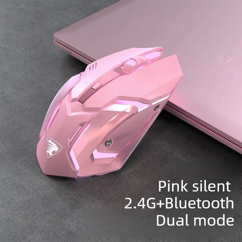 Eweadn G305 Wireless Mouse, 2.4G & Bluetooth Dual Mode, Rechargeable, Silent Gaming Mouse, Ergonomic, for Office, Gamers - Image 1