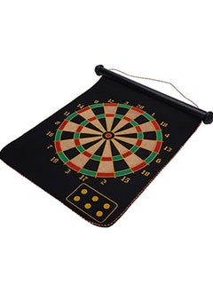 Generic 1 Set Outdoor Fun Flocking Indoor Sport Magnetic Dart Board Doublesided Flocking Darts Board Plate Kids Safety Sports Game Toys Gift  - Image 1