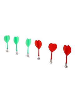 Generic 1 Set Outdoor Fun Flocking Indoor Sport Magnetic Dart Board Doublesided Flocking Darts Board Plate Kids Safety Sports Game Toys Gift  - Image 4
