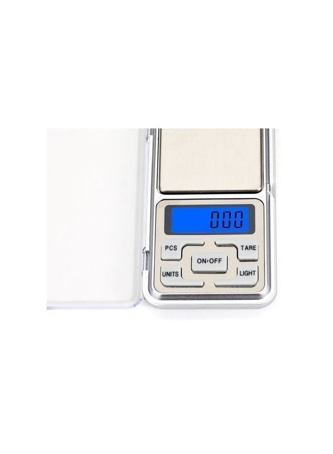 Voberry Mini Pocket Digital Sensor Scale for Gold and Jewelry - LCD - Portable - Silver - Image 5