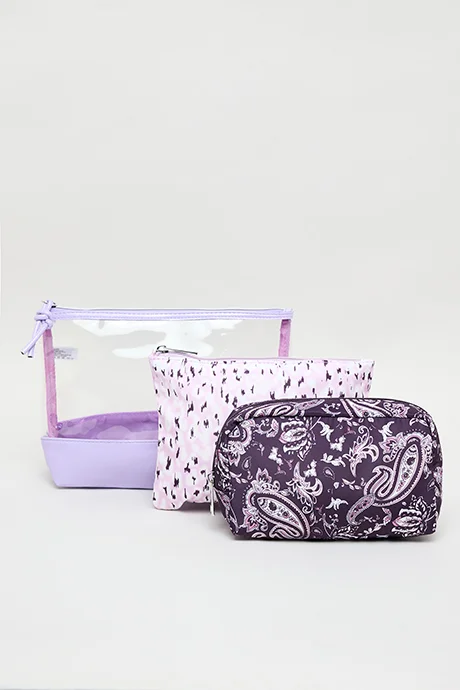 أر أند بي 3 Pack Cosmetic Pouch Set