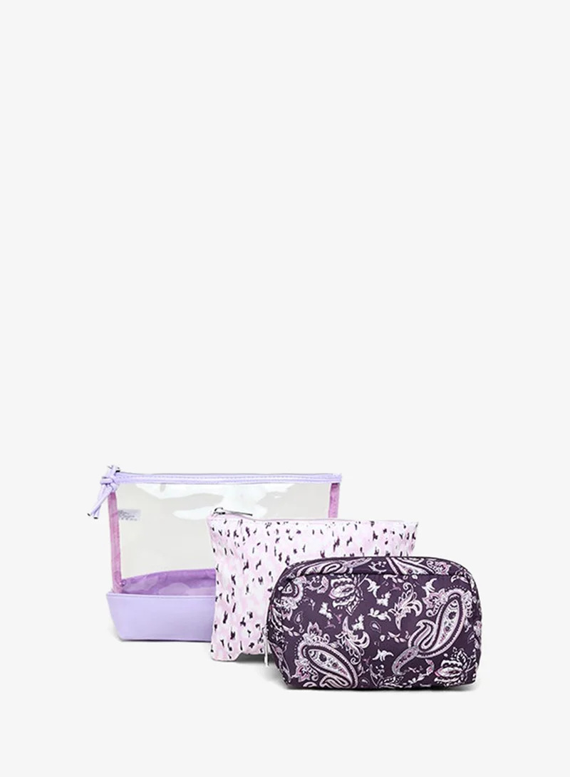 أر أند بي 3 Pack Cosmetic Pouch Set