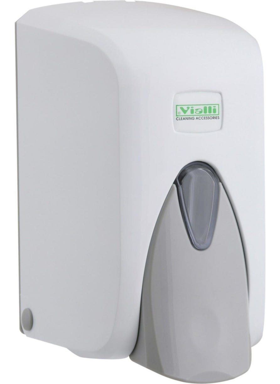 Vialli S5 Reservoir Liquid Soap Dispenser - Liquid Soap Dispenser - Liquid Soap Apparatus - 500 gr - White 