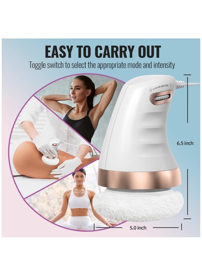 Ru syanl Body Massager Electric Cellulite Massager with 3 Skin-Friendly Pads Handheld Body Contouring Machine for Toning The Abdomen arms and Thighs  - Image 5