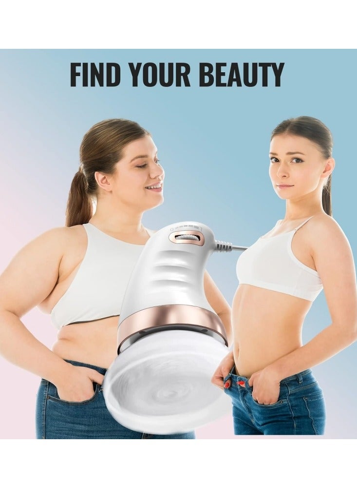 Ru syanl Body Massager Electric Cellulite Massager with 3 Skin-Friendly Pads Handheld Body Contouring Machine for Toning The Abdomen arms and Thighs  - Image 3