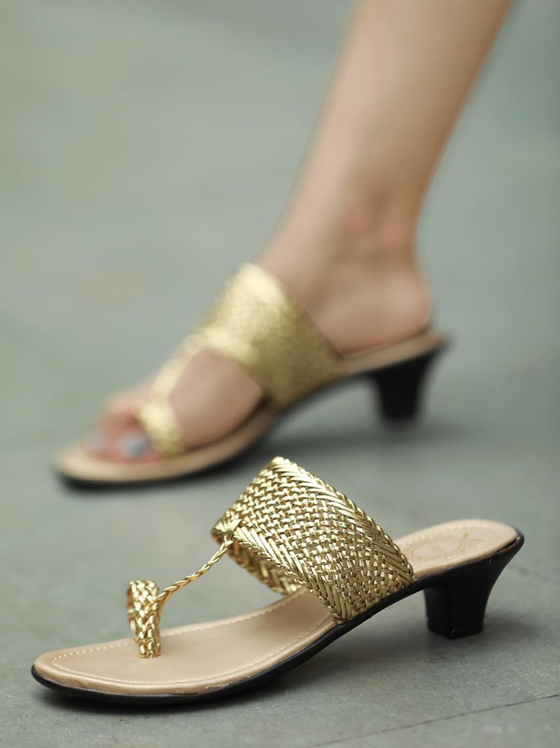 Shoetopia Women's  ElegantHeels with Pointed Toe Slip-On Dress Rhinestone for Party or Evening Events - Image 3