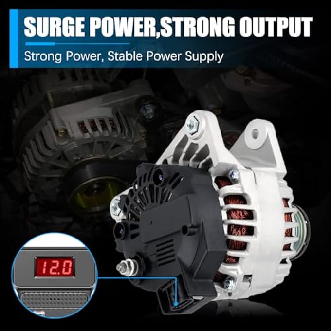 HLUCHY Alternator for 2013 2014 2015 2016 2017 2018 2019 Nissan Sentra 1.8L 110Amp 12V - Image 5