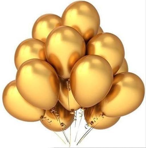 SOI Metallic Balloons For Decoration | Balloon Garland Arch Kit | Decoration For Birthday | Black And Gold Balloons For Decoration (Black, Gold, Silver) - Image 3