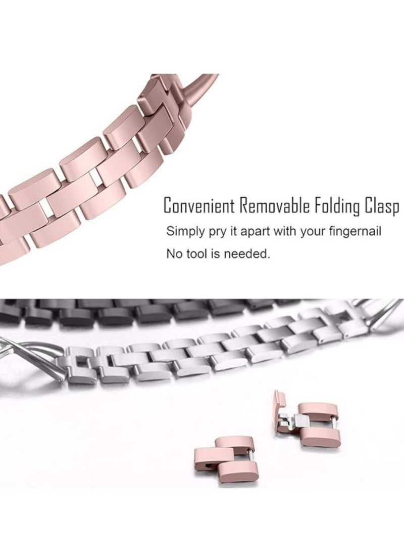 Watch with 38mm 40mm compatible iwatch SE series 9/8/7/6/5/4/3/2/1 Women's Dress Jewelry Stainless Steel Accessories Wristband - Image 5
