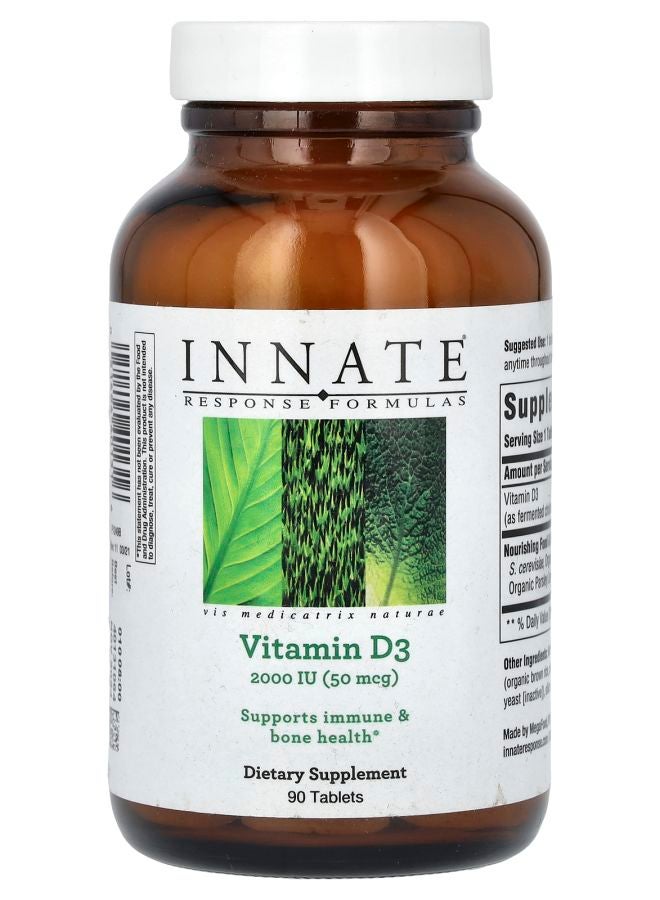 Innate Response Formulas Vitamin D3 50 mcg (2000 IU) 90 Tablets - Image 1