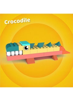 Webby 4 In 1 Water Animals Abs Building Blocks Kit Educational Building Blocks Fun Creative Toy Set For Kids (67 Pcs) Multicolor  - Image 4