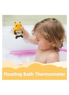 SYOSI Baby Bath Thermometer Floating Toy, Safety Water Temperature Thermometer for Bathtub, Tub Toy Gift for Newborn Baby Shower, Infants, Toddlers, Floating Bathing Gift for Kids (Bee)  - Image 3