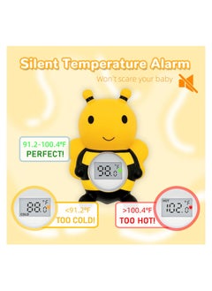 SYOSI Baby Bath Thermometer Floating Toy, Safety Water Temperature Thermometer for Bathtub, Tub Toy Gift for Newborn Baby Shower, Infants, Toddlers, Floating Bathing Gift for Kids (Bee)  - Image 4