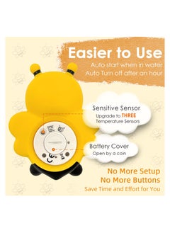 SYOSI Baby Bath Thermometer Floating Toy, Safety Water Temperature Thermometer for Bathtub, Tub Toy Gift for Newborn Baby Shower, Infants, Toddlers, Floating Bathing Gift for Kids (Bee)  - Image 5
