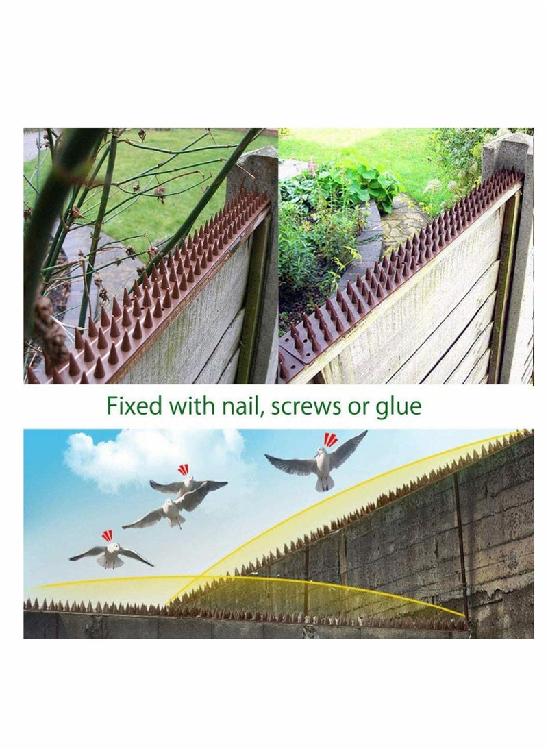 Excefore Fence Wall Spikes Garden Security Intruder Bird Cat Repellent Burglar Anti Climb (12pcs)  - Image 5
