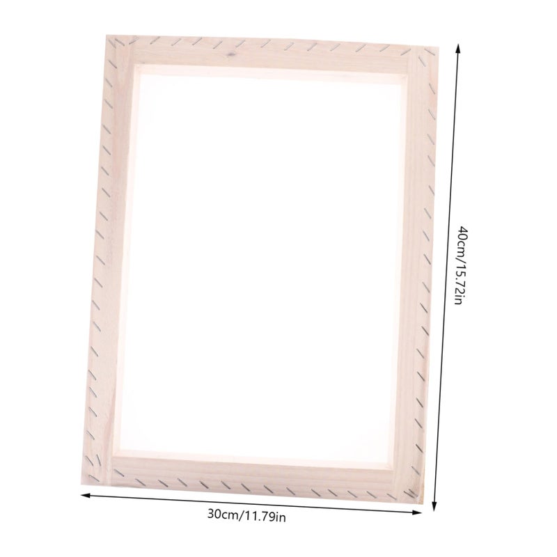 Wooden Screen Printing Frame Kit For Beginners DIY Art Projects Durable - Image 3