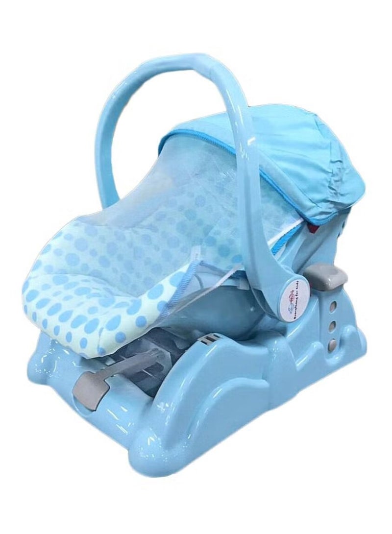 إفريثينج فور كيدز كرسي هزاز للأطفال قابل للتعديل 3 ارتفاعات مختلفة قاعدة قابلة للفصل مع شبكة ومريحة - Image 1